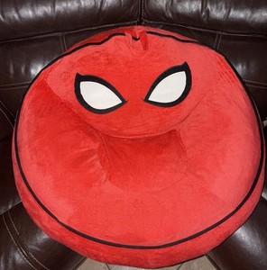 Marvel WN201743 Spiderman Compressed Foam Bean Bag Chair for Kids, Red