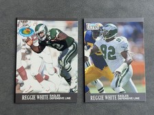 1991 Ultra #10 Reggie White Ultra Performances Eagles + 2nd Card