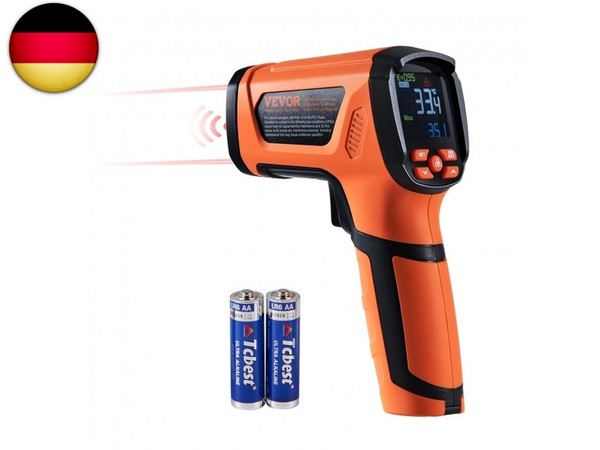 Infrarot Thermometer IR 50:1 Pyrometer -40°C Bis 1500°C Laser Temperaturmesser 1-image