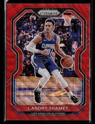 2020-21 Panini Prizm Landry Shamet #41 Ruby Wave
