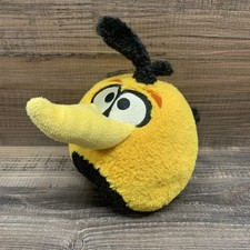 RARE Angry Birds Plush Orange Bubbles 8" Yellow Bird Stuffed Toy Commonwealth