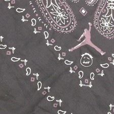 Cactus Jack Paisley Bandana Black Purple Whit...