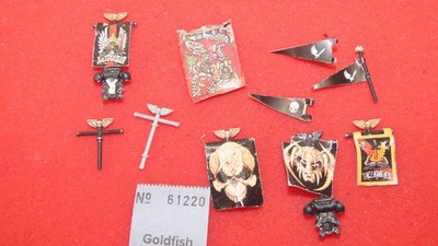 1990er Dark Angels Banner Stangen Standartenträger Aufkleber Ersatzteile Lot Warhammer40k