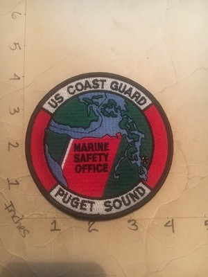 USCG US Coast Guard Marine Safety Office Puget Sound Washington Patch 7/14/25