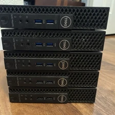 Lot (5) Dell OptiPlex 3070 Micro Pentium Gold G5420T 16GB RAM ~480GB SSD Win11P