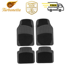 Fit Porsche Floor Mats 4pcs Rubber Luxury Waterproof Interior
