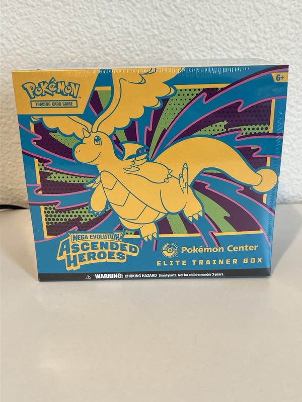 Pokémon Ascended Heroes POKEMON CENTER ETB Elite Trainer Box Sealed
