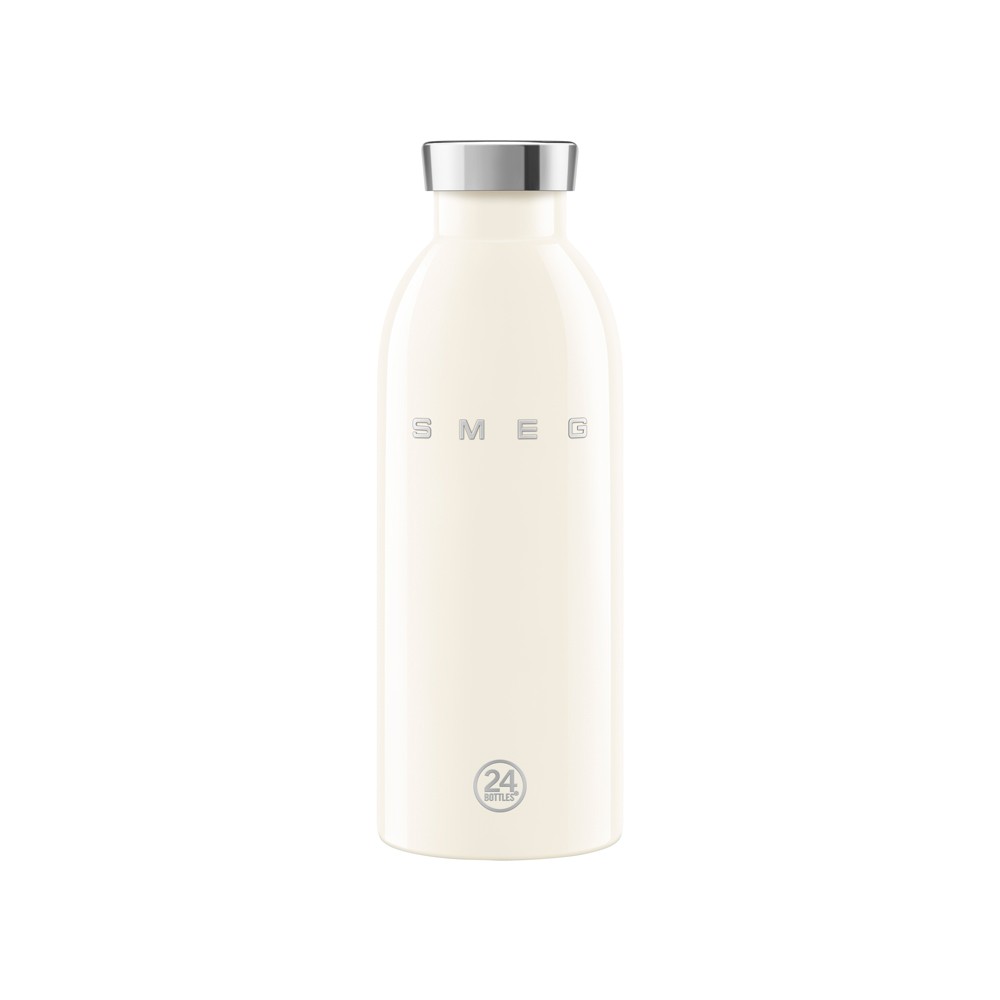Bouteille isotherme inox 18/8 crème 0,5L gourde acier inoxydable