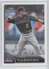 2011 Topps Lineage Cloth Stickers Troy Tulowitzki #TCS22 6z4