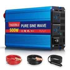 500W Pure Sine Wave Power Inverter 24V DC to 110V 120V AC Converter, Car  RV Us