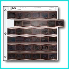 Archival 35mm Size Negative Pages Holds Six Strips of Six Frames, Pack of 50