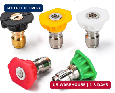 #ad Pressure Washer Tips Set of 5 Pressure Washer Nozzle Tips 1 4 Inch Quick Conne $9.92