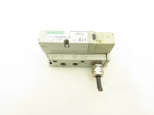 Numatics 122BA4Z2ML00061 Pneumatic Solenoid Valve w/Manifold Base 24VDC