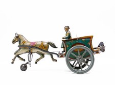 Greppert & Kelch ??? Dogcart Kutsche Pferdegespann um 1920