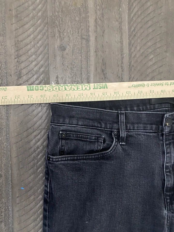 Joe's Jeans Men's Size 36 X 33 Black Slim Fit Denim Demarcus Stretch Preppy - Image 2 of 4