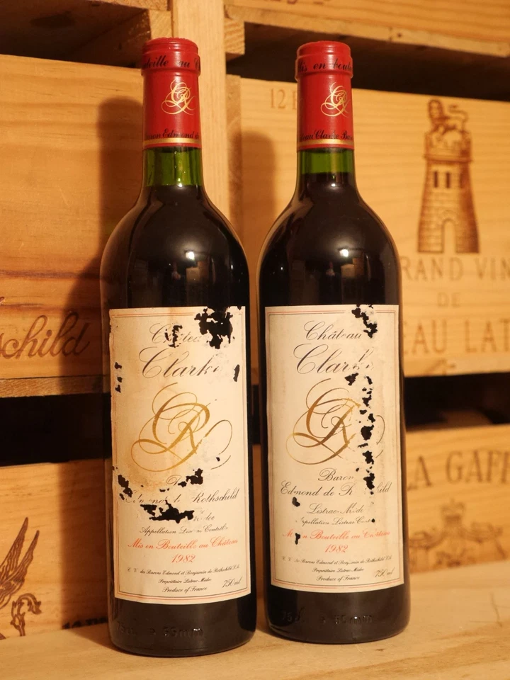 1982er Chateau Clarke - Baron Edmond de Rothschild - Listrac Medoc !!!!! - Bild 3 von 4