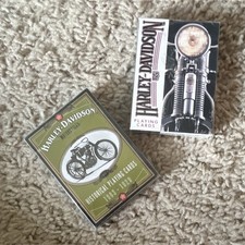 Harley-Davidson Playing Cards Lot of 2 Decks, Historical 1908-1929 & 1997