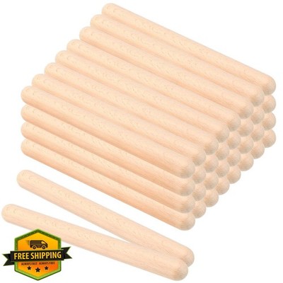 TAICHEUT 48pcs Rhythm Music Sticks Wood
