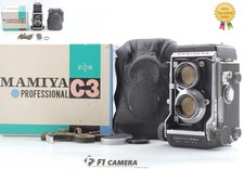  Near MINT w/Box Mamiya C3 Professional TLR Film Camera 105mm f/3.5 Lens JAPAN
