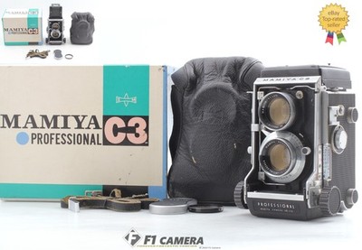[Near MINT w/Box] Mamiya C3 Professional TLR Film Camera 105mm f/3.5 Lens JAPAN