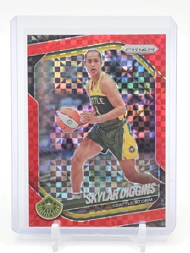 SKYLAR DIGGINS 2025-26 PANINI PRIZM WNBA RED POWER /75 #123 SEATTLE STORM Q3704