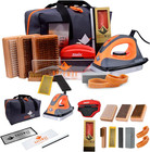 Elite Ski and Snowboard Tuning and Waxing Kit - Complete with Waxing Iron, Angle