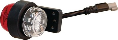 STRANDS LED-Umrissleuchte 12/24V r/w  Gummiarm kurz Kabel 150mm 800423