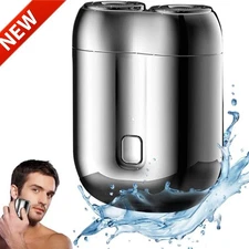 New Model Mini Portable Dual-Head Electric Shaver Rechargeable Waterproof 2025