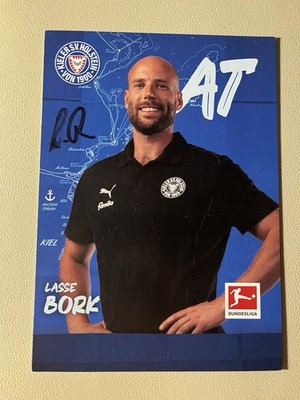 Holstein Kiel Autogrammkarte Lasse Bork Handsigniert