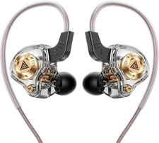 Wired Gaming Headphones IEM Earphones with 1DD  QKZ ENZO in Ear Monitor, Hifi Ear