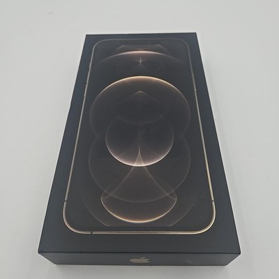 iPhone 12 Pro Max Box Only - Gold 128 GB With USB C Cable