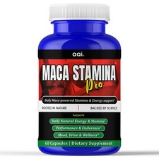 Maca Stamina Pro Male Enhancement Pills Libido, Performance Stamina Support 60C