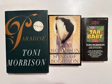 TONI MORRISON Lot Of 3 Books: Tar Baby. Paradise. Song Of Solomon. Novel Book