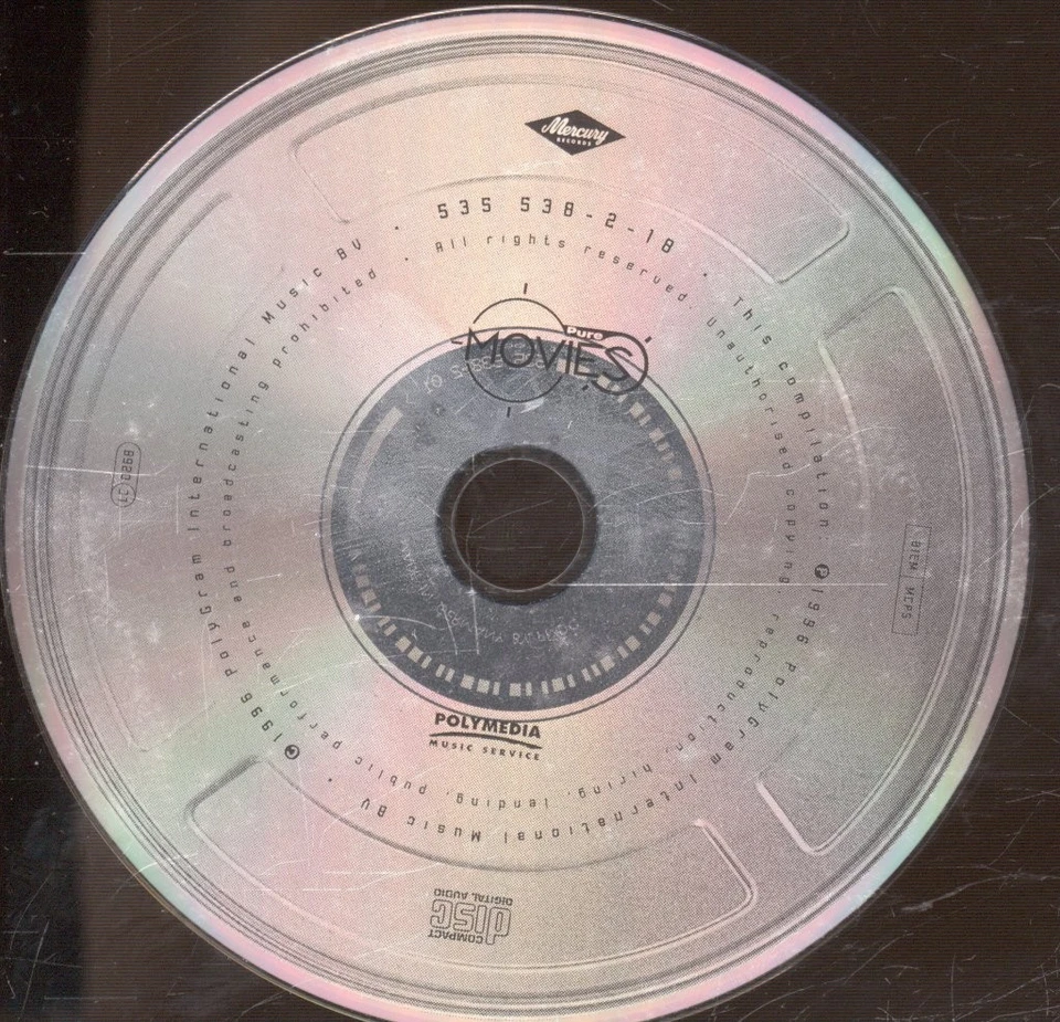 Various Artists Pure Movies CD Europe Mercury 1996 5355382 - Bild 3 von 3