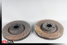 Front Set Brakenetic Sport Cross Drilled Brake Rotors Evo X 10 Bns46076.cd