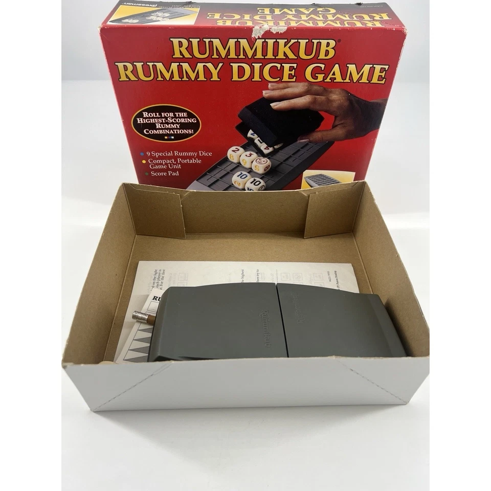 Rummikub Rummy Dice Game 1995 by Pressman Toy Corp Vintage QUICK SHIP - Image 3 of 4