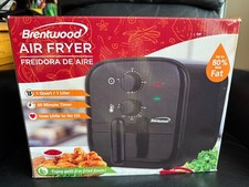Brentwood 1-Quart Black AF-100BK Mini Air Fryer Open Box