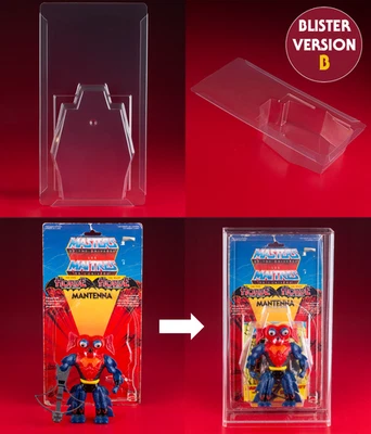 VINTAGETOYS Masters of the Universe MOTU He-Man Schiebeblister / Blister / Case Version B