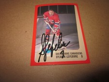 SYLVAIN LEFEBVRE SIGNED AUTOGRAPHED 1988 AHL PROCARDS CARD-CANADIANS SHERBROOKE