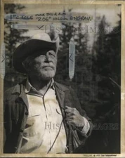 1971 Press Photo Leon Ames portrays a mountain man in scene from "Toklat"