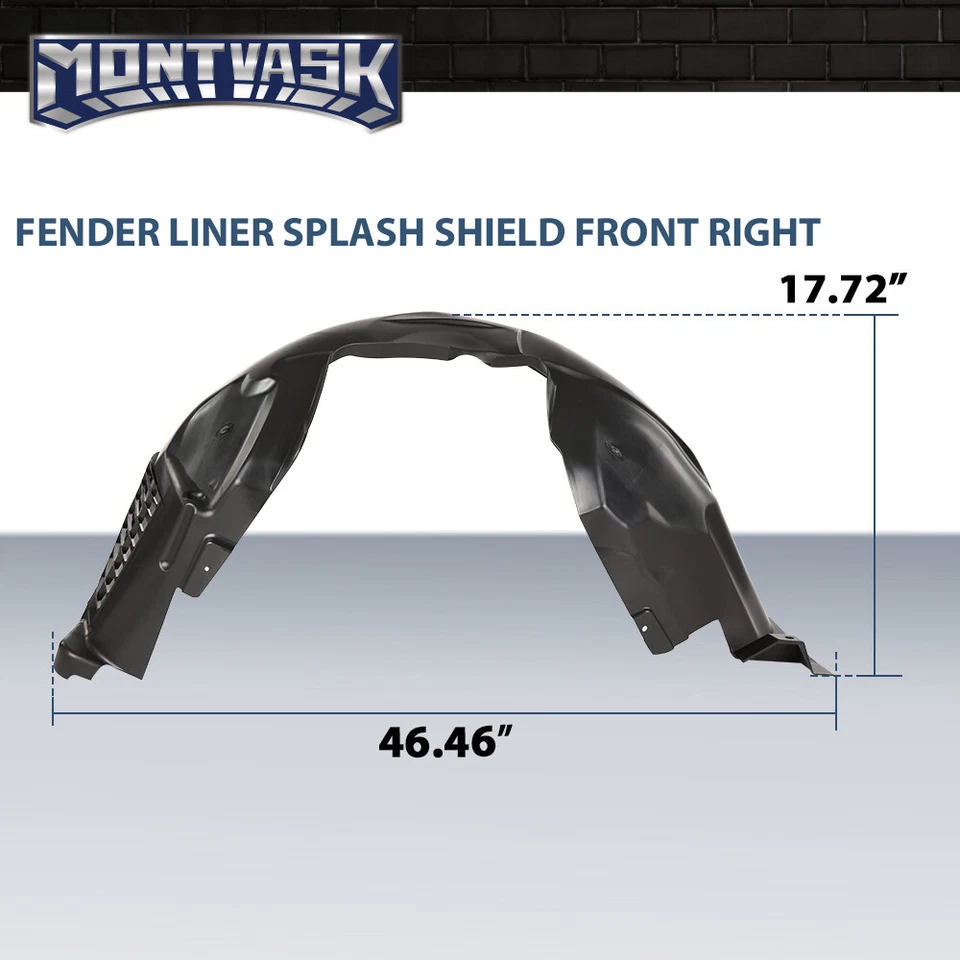 Front Right Fender Liner Inner Splash Shield Fit For 12-2015 Jaguar XF XFR XFR-S Foto 3 de 4