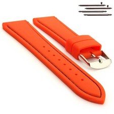 Notched Corners Silicone Rubber Watch Strap Band Waterproof 18 20 22 24 ASTRO MM