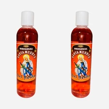 2PACK- SANTA MUERTE RETIRO Agua Espiritual Retirar Enemigos Aleja Personas 8 oz