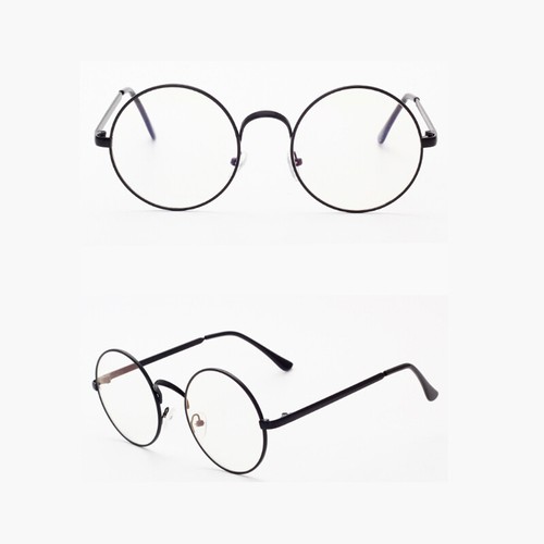 Men Women Metal Round Nearsighted Glasses Fashion Full Frame Myopia Glasses New - Picture 13 of 23