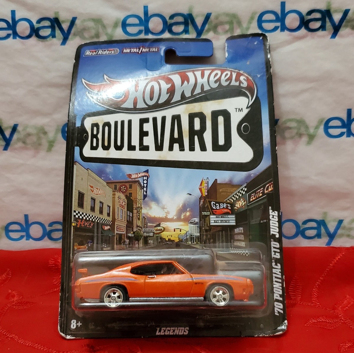 Real Riders Metal/Metal Hot Wheels Boulevard '70 Pontiac GTO