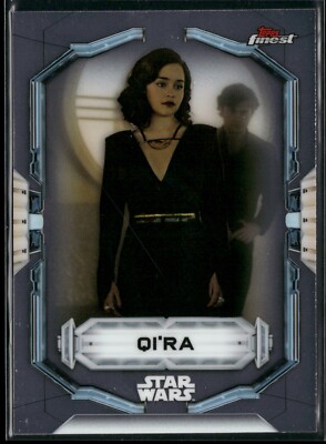 Star Wars Topps Finest 2022 Base Silver Card Qi'ra Qira 74