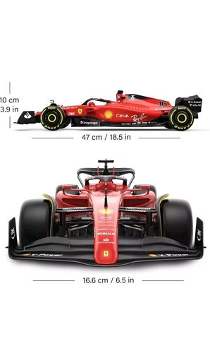 Authentic Licensed Rastar 1:12 Ferrari F1 75 Remote Control Car Formula 1 RC Car - Picture 2 of 7