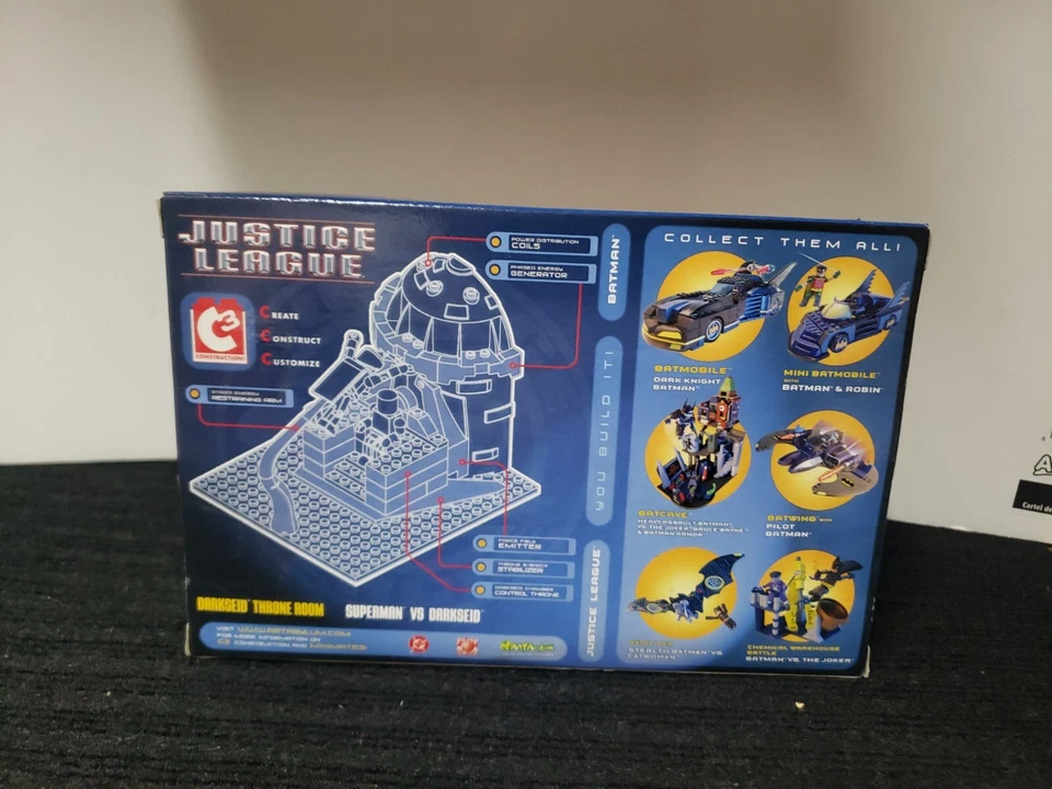 C3 Construction JUSTICE LEAGUE THRONE ROOM BATTLE SUPERMAN & DARKSEID MINIMATES Foto 2 de 2