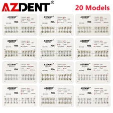 AZDENT Dental Orthodontic Brackets Brace Mini Standard Edgewise Roth MBT 018 022