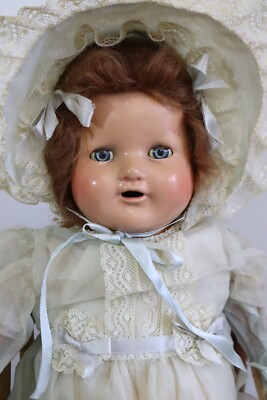 Vintage 1930s American Character LITTLE LOVE Baby Doll 20'' Composition and Cloth